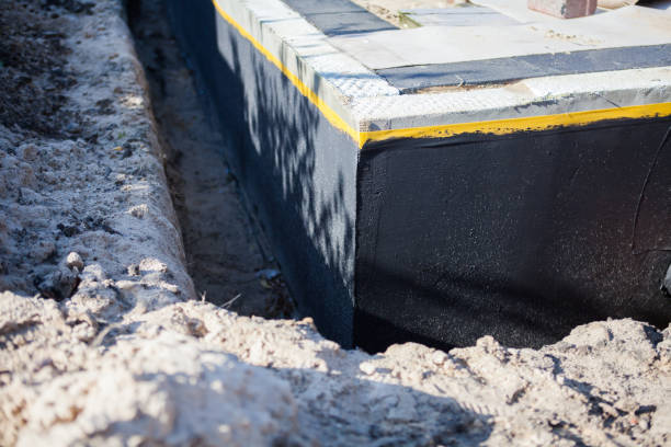 Residential Waterproofing installation at a Halstead, KS home by SJ Waterproofing Pros